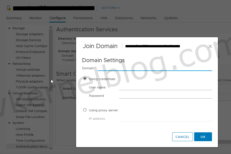 Domain join