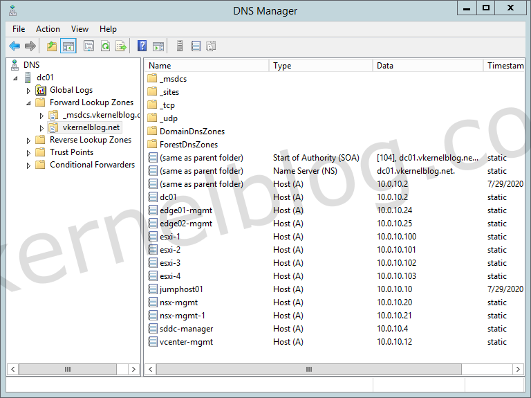 dns vcf