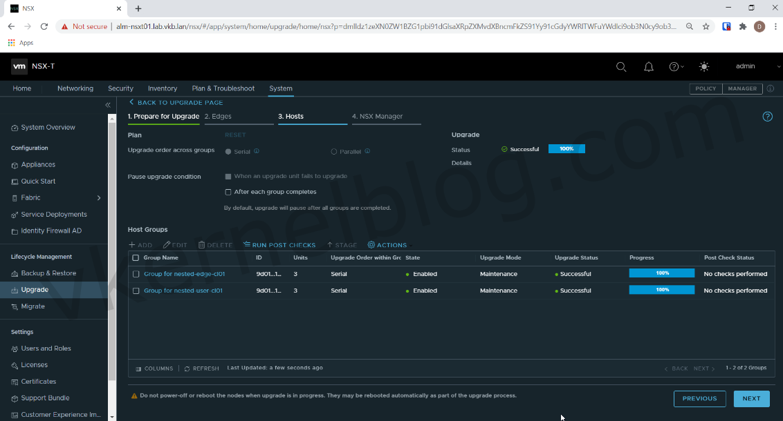 NSX-T ESXI