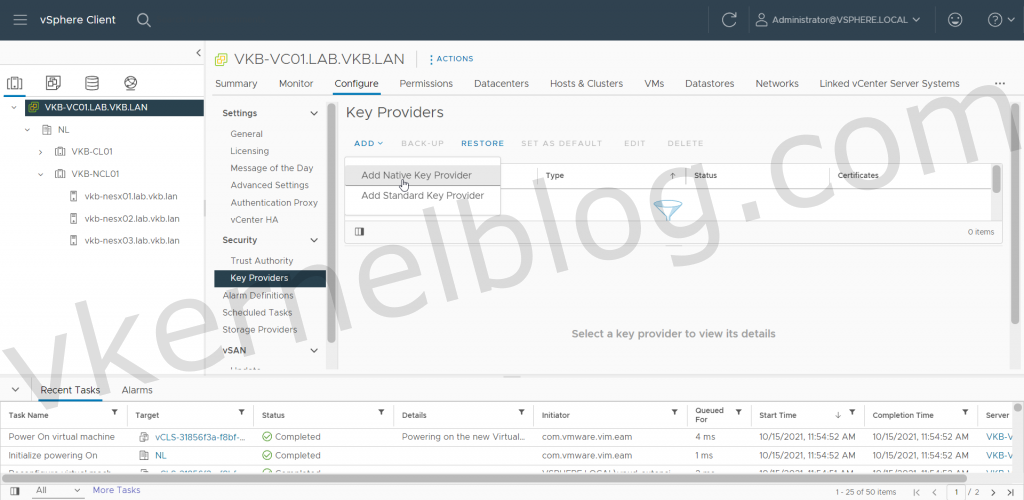 Native Key Provider