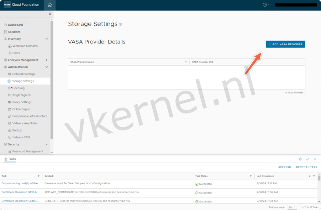 VASA Provider