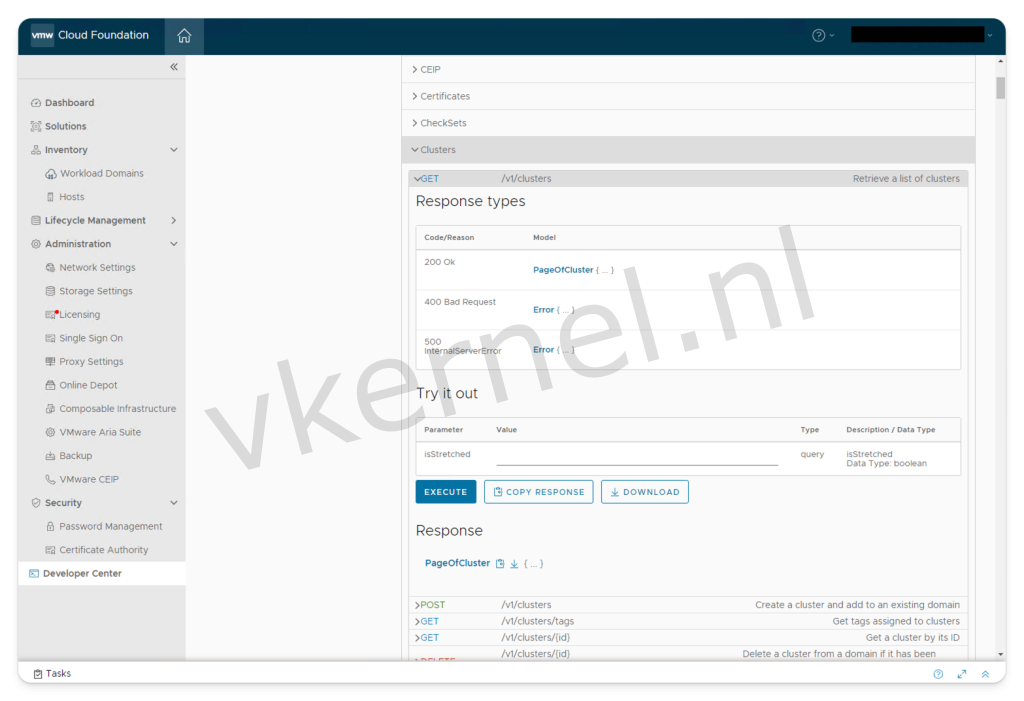Management Domain